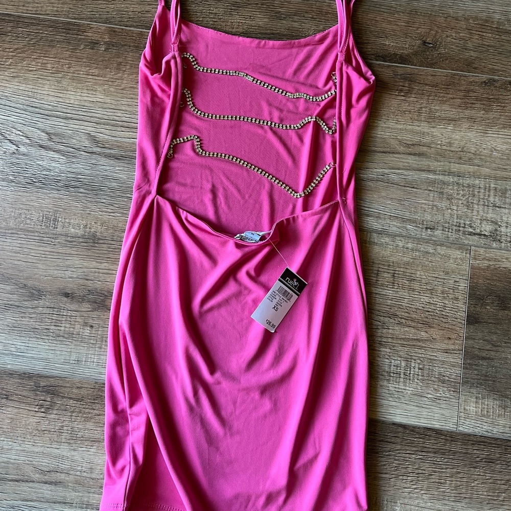 NWT Rue21 Rhinestone Back Dress